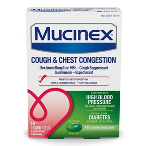 MUCINEX HBP COUGH CONGEST CP16