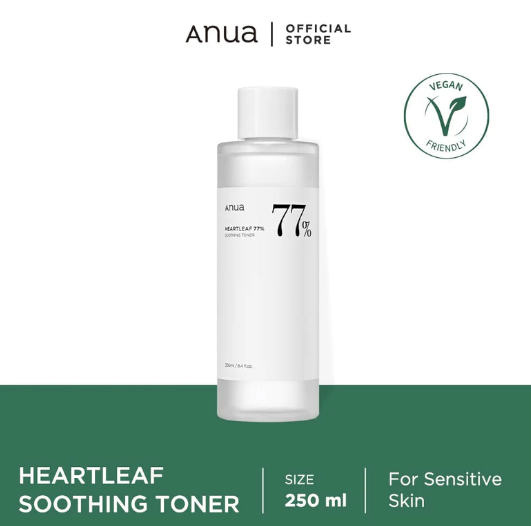 ANUA Heartleaf 77% Soothing Toner Vegan