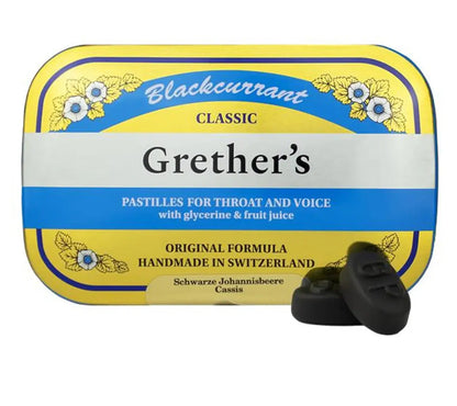 Grether's Pastilles Classic Blackcurrant  3.75oz: English