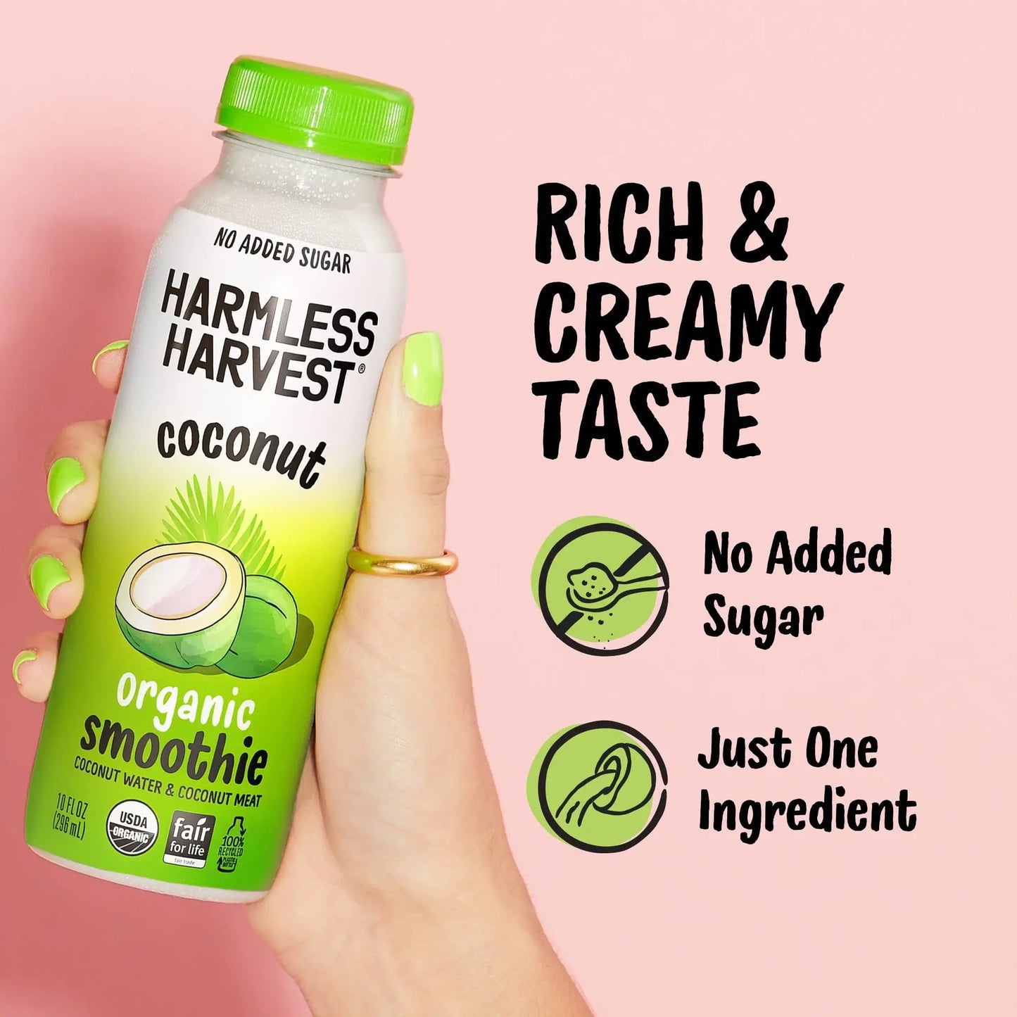 Organic Coconut Smoothie/12 pack: Original / 10oz / 12 Pack
