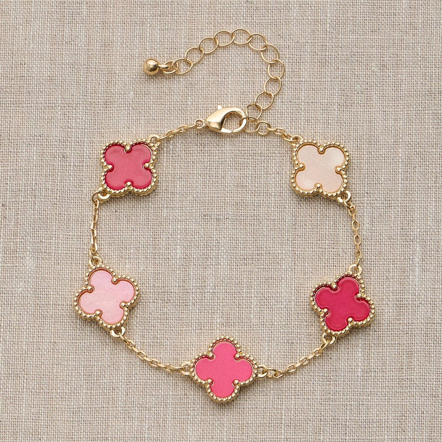 Multicolor Shell Charm Bracelet | Gold Accents: Light Green / One / 5SB21068