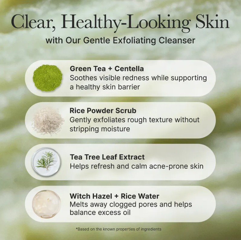 ARENCIA Fresh Green Rice Mochi Cleanser