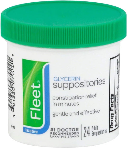 FLEET GLYCERIN SUPP ADL 24