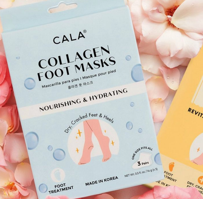 CALA Vitamin C or Collagen Foot Mask Treatment: Vitamin C