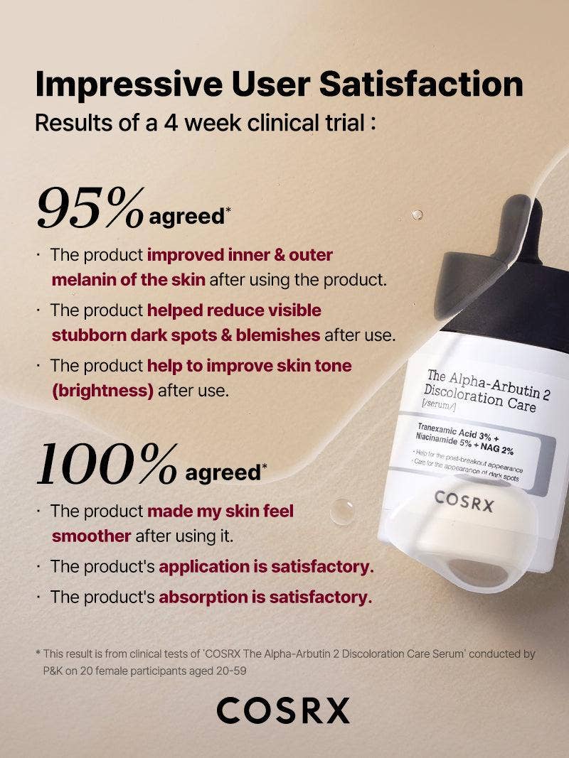 COSRX Alpha-Arbutin 2 Discoloration Care Serum
