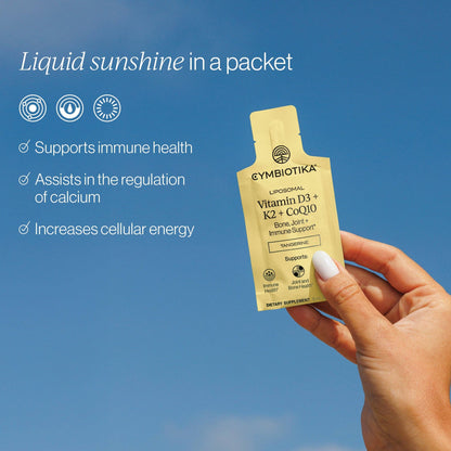 Liposomal Vitamin D3 + K2 + CoQ10 [new 2025]