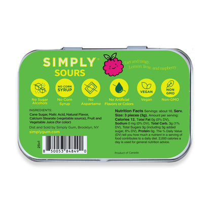 Simply Sours - Citrus Berry 1.8oz | 6 Tins