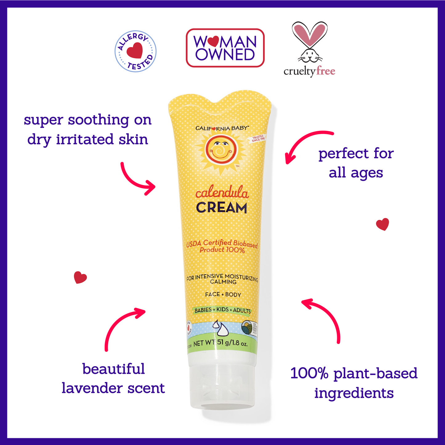 Calendula™ Cream: 6oz/170g