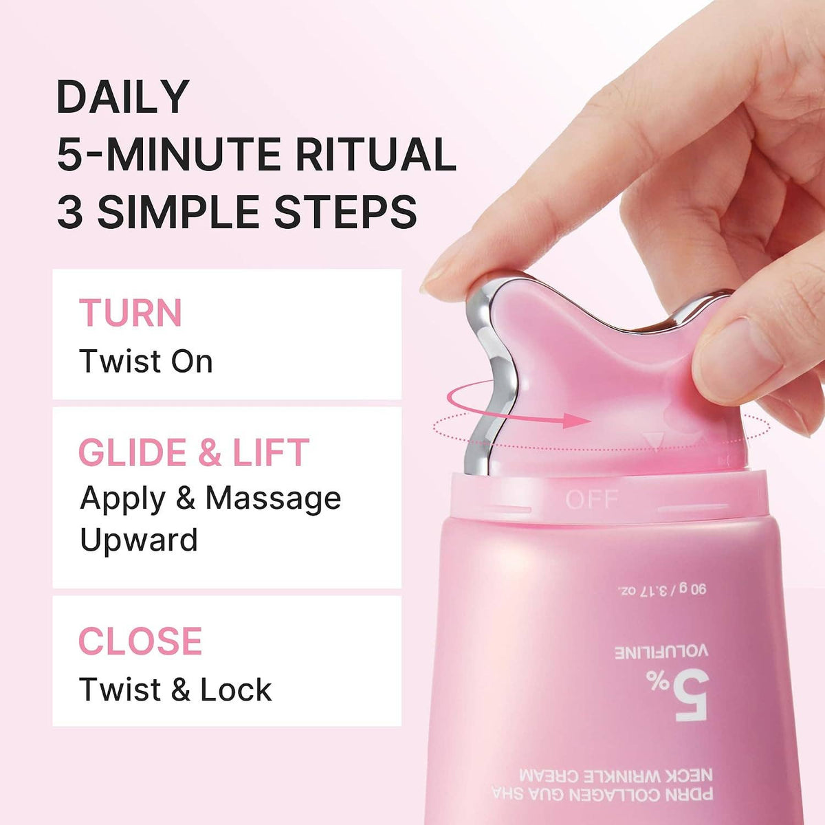 MEDICUBE PDRN Gua Sha Neck Wrinkle Cream