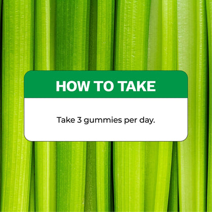 CELERY JUICE FIBER GUMMIES 60