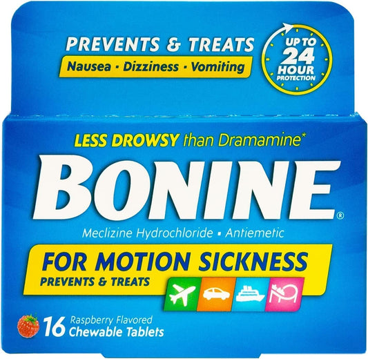 BONINE MOTION SICKNESS TAB16