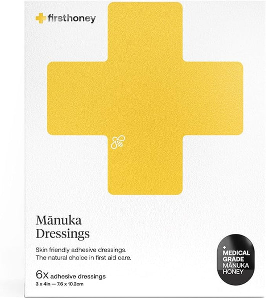 First Honey® Manuka Dressings 6 Pack