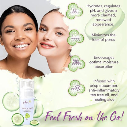 Gilly's Organics WHAT A FACE! Renewal Toner Cucumber