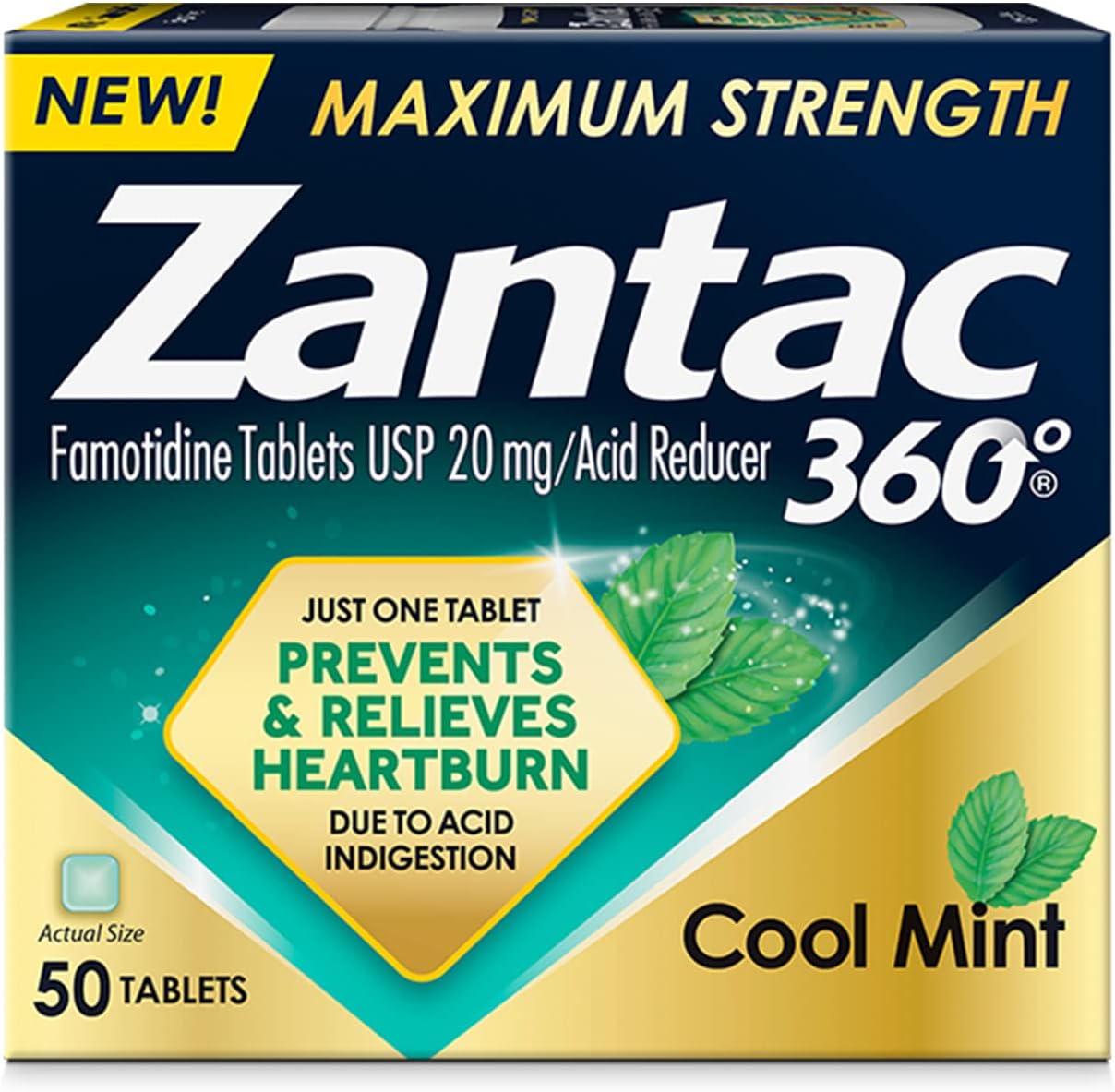 ZANTAC 20MG TABS 50 CT