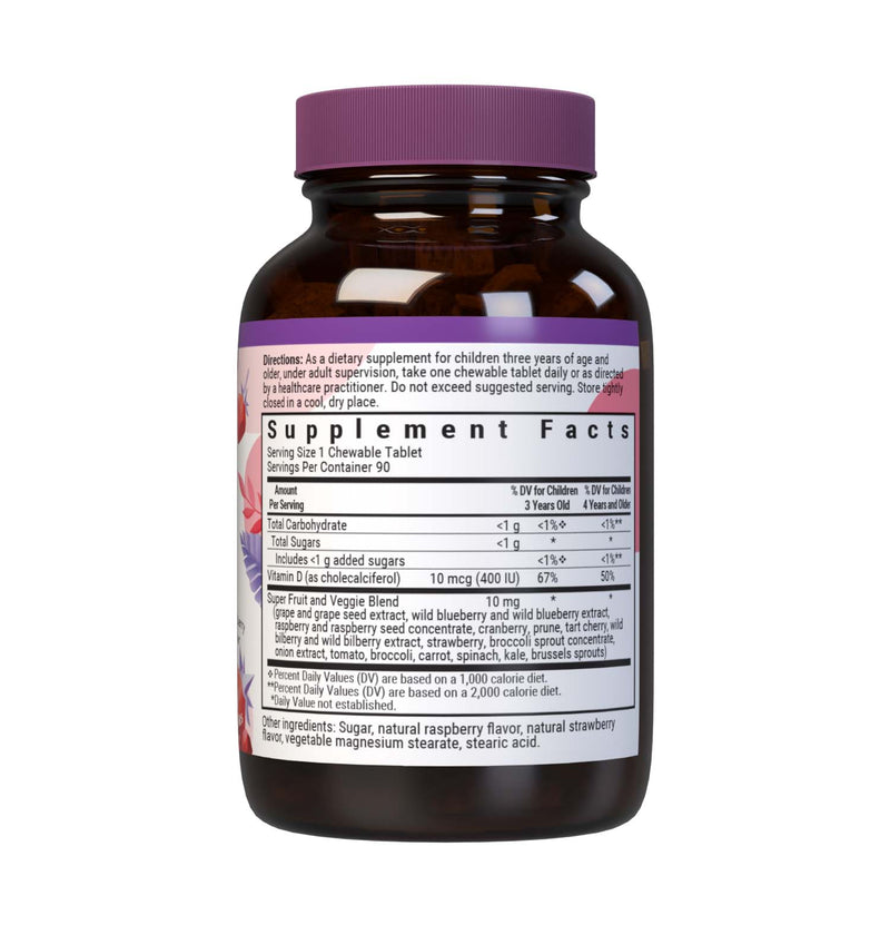 Blue Bonnet Rainforest Animalz Vitamin D3 10mcg (400 IU)