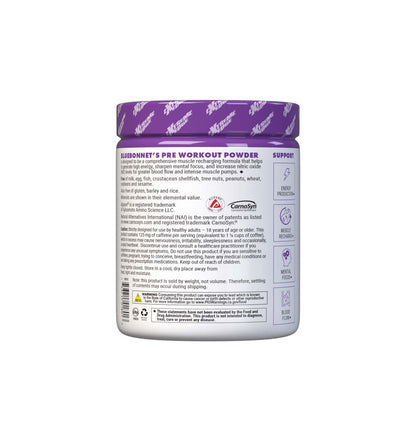 Bluebonnet Nutrition PRE WORKOUT LEMON