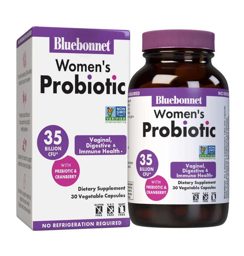 Bluebonnet WOMEN'S PROBIOTIC 35 Billion CFU^ with prebiotic & cranberry