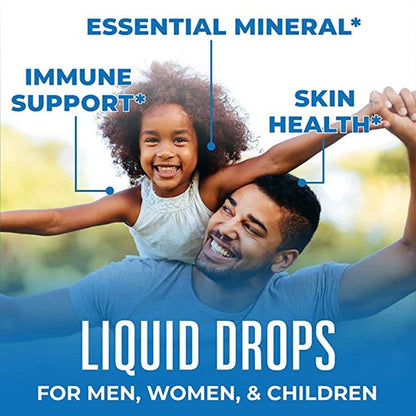 Organic Ionic Zinc Drops, Immune Support Supplement, Vegan