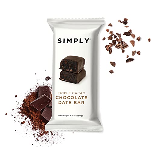 Simply Gum CHOCOLATE DATE BARS- TRIPLE CACAO / FUDGE BROWNIE