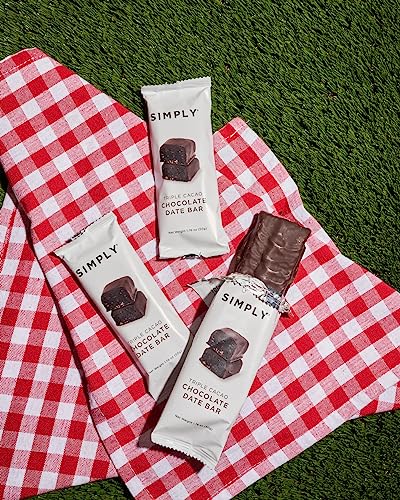 Simply Gum CHOCOLATE DATE BARS- TRIPLE CACAO / FUDGE BROWNIE