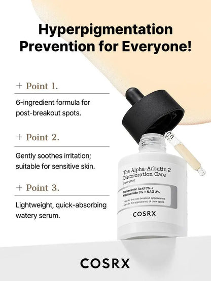 COSRX Alpha-Arbutin 2 Discoloration Care Serum