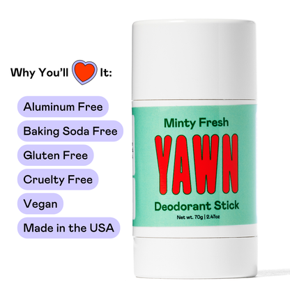 Minty Fresh Deodorant Stick | Aluminum-Free Tween Deodorant