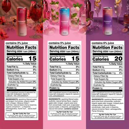 Mocktail variety (mood boost sparkling collection | 24 pack) (New Formulation)