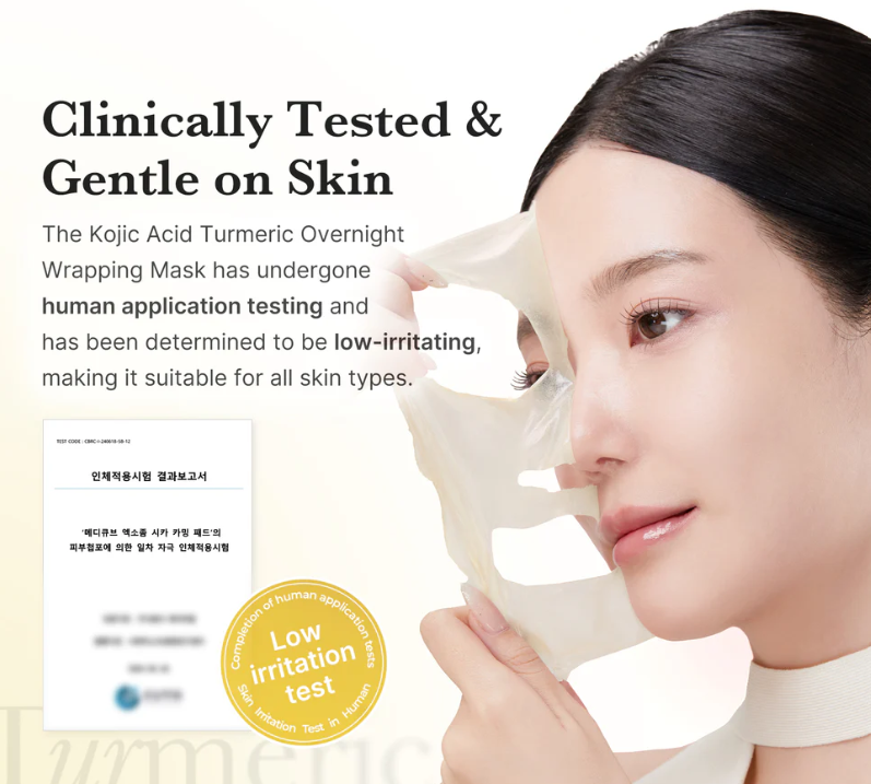 MEDICUBE Kojic Acid Turmeric Overnight Wrapping Mask