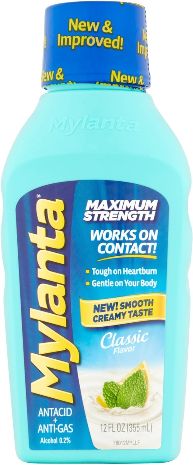 MYLANTA MAX STRENGTH MINT 12OZ