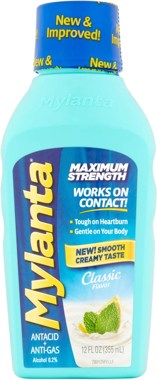MYLANTA MAX STRENGTH MINT 12OZ
