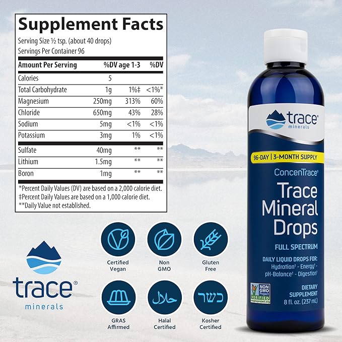 Trace Minerals Trace Mineral Drops