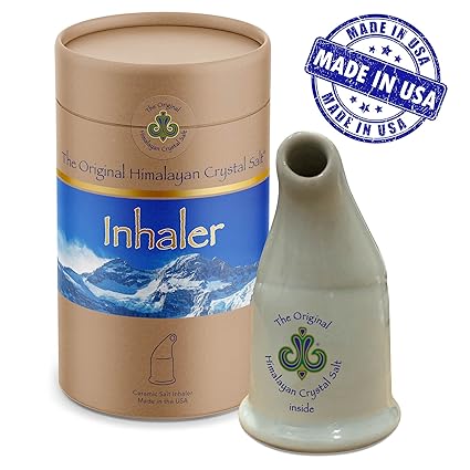 Original Himalayan Crystal Salt Inhaler for Bronchial and Lung Health | Made in USA