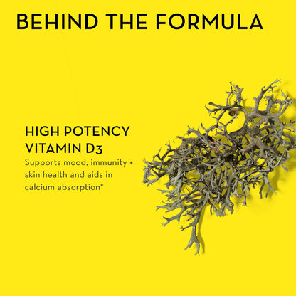 HUM HERE COMES THE SUN VEGAN VITAMIN D3 FOR BOOSTING MOOD