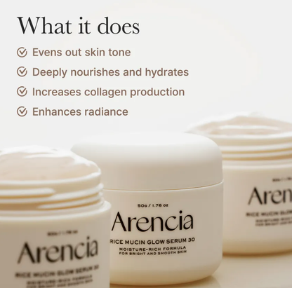 ARENCIA Rice Mucin Glow Serum