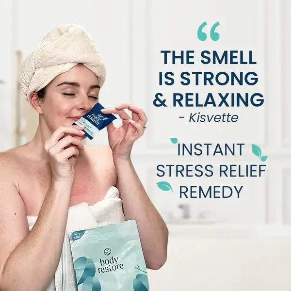 BODY RESTORE Shower Steamer Single Use Bath Bomb Self Care: GRAPEFRUIT