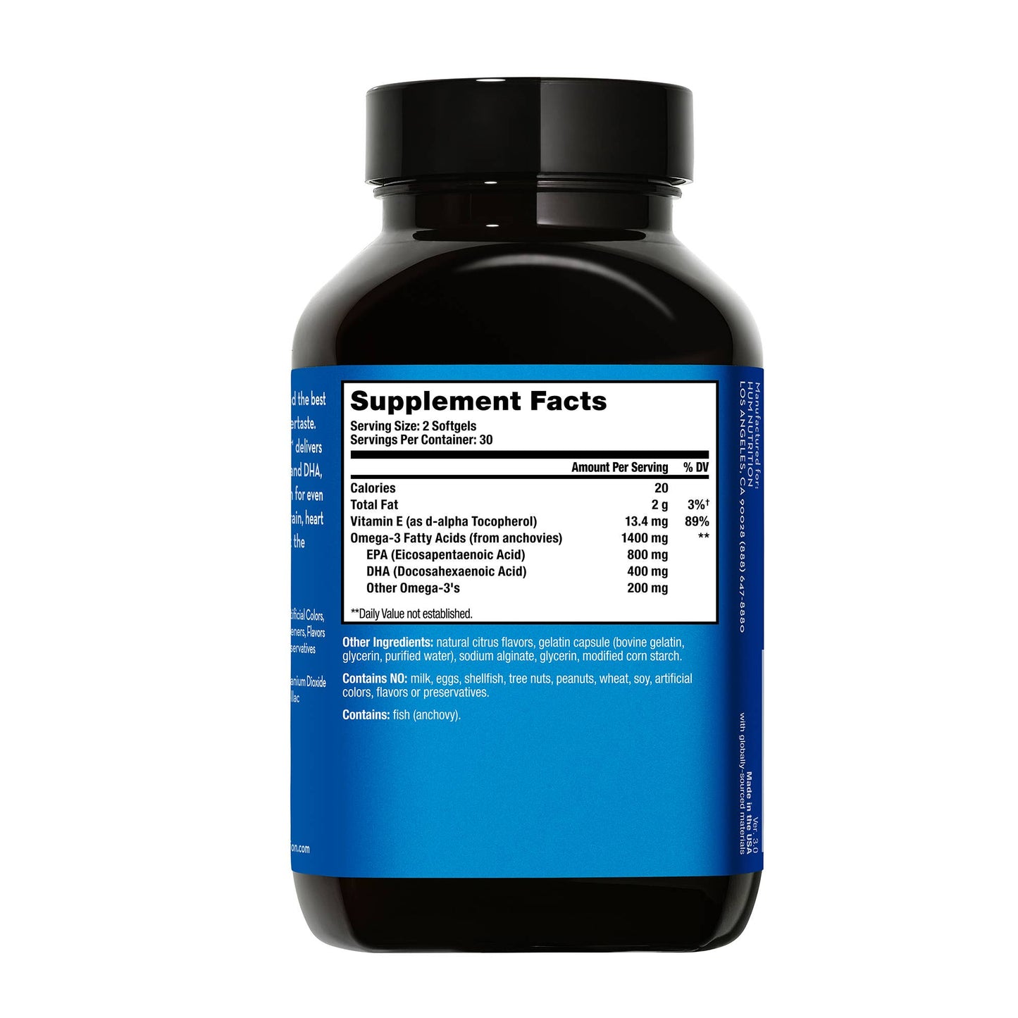 OMG! OMEGA THE GREAT ULTRA PURE OMEGA-3 FISH OIL SOFTGELS