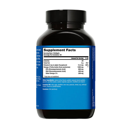 OMG! OMEGA THE GREAT ULTRA PURE OMEGA-3 FISH OIL SOFTGELS