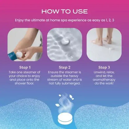 Body Restore Shower Steamer Aromatherapy Tube Pack of 6 : Eucalyptus & Mint
