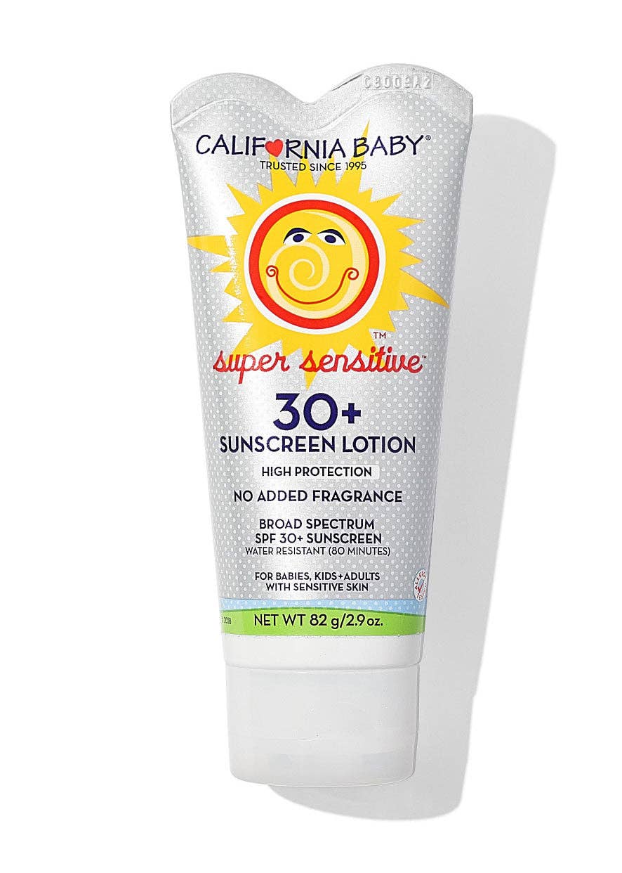 (Unscented)Super Sensitive™ Broad Spectrum SPF 30+ Sunscreen: 1.8oz/51g