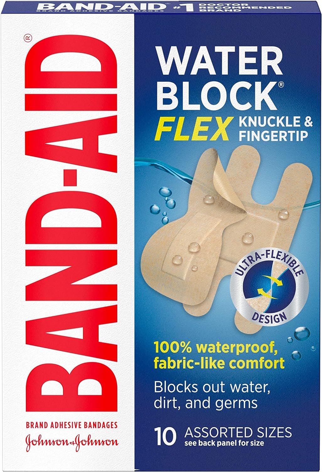 BANDAID WATERBLOC FIN KNUCK 10