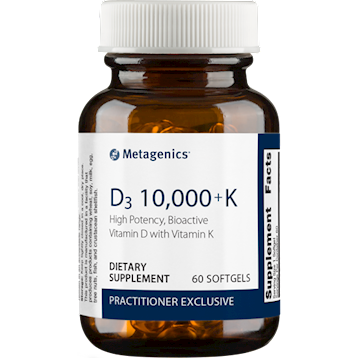 Metagenics, D3 10,000 + K2 60 Softgels