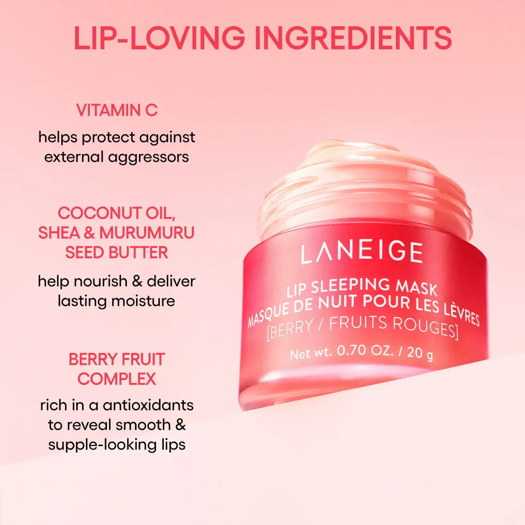 LANEIGE Lip Sleeping Mask 3g MINI Berry Mango Gummy Bear: Gummy Bear