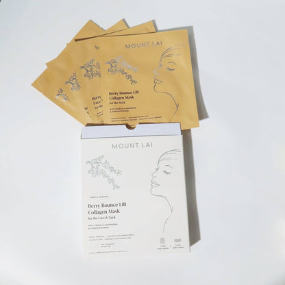 Berry Bounce Overnight Face Lift Collagen Mask for Face & Neck