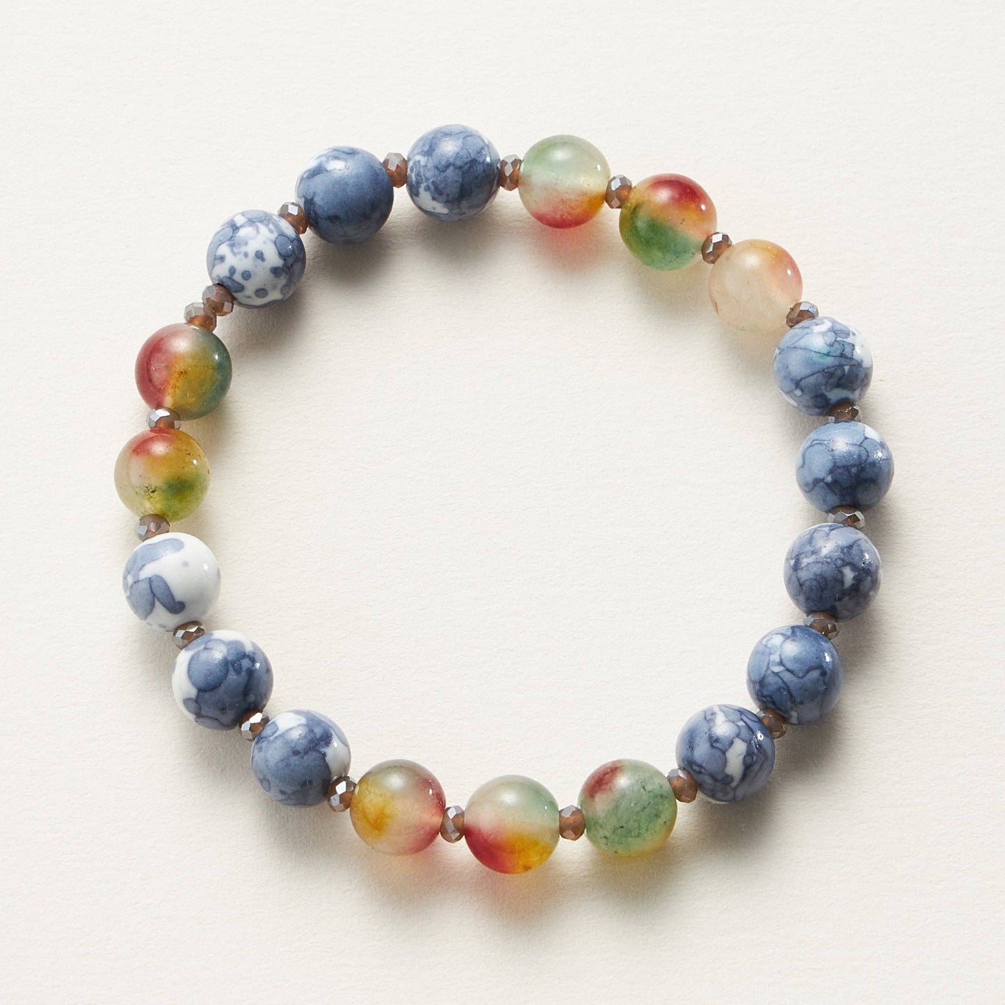 Natural Stone Beaded | Bracelet: YEL