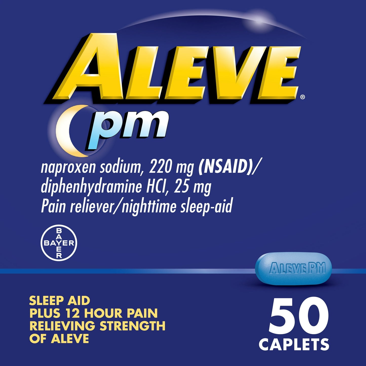 ALEVE PM CAPLET      50