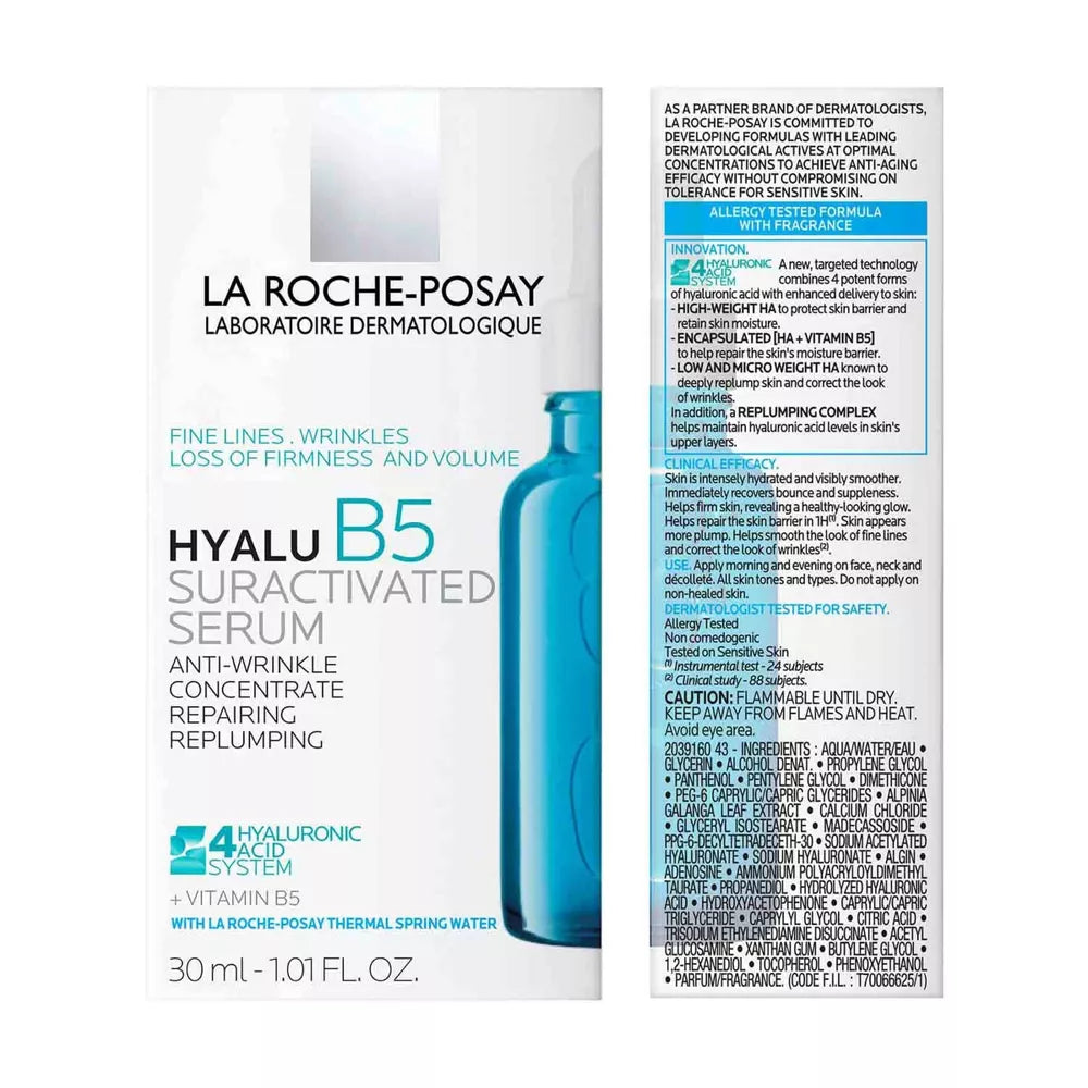 La Roche Posay Hyaluronic Acid Serum, Hyalu B5 Face Serum - Travel Size - 1.01 fl oz