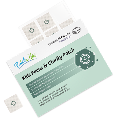 Kids Focus & Clarity Patch – Daily Cognitive Booster: 1-Pack