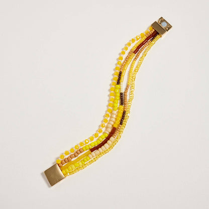 Beaded Boho Stack Bracelet | Magnetic Clasp: NT / ONE