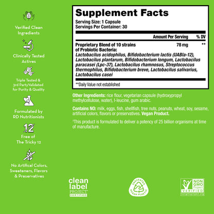 GUT INSTINCT POTENT PROBIOTICS CAPSULES 