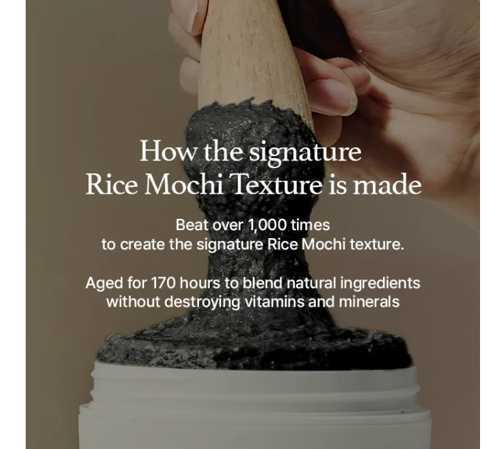 ARENCIA Black Tea Rice Mochi Cleanser